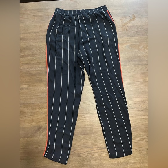 Anthropologie Ett Twa Navy Striped Pants size XS - Picture 3 of 5